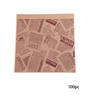 Magideal - 100 Uds. Bolsas Para Hamburguesas Pequeñas Bolsas De Papel Multiusos Bolsas De Regalo Para Fiestas Bolsas De Panadería Bolsas De Papel A Prueba De Gra C