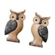 thumbnail image 4 of 2 Figuras de Madera de Búho, Colección de Estatuas, Regalo Decorativo, Obra de Arte, Adorno, Escultura Animal para Inauguración de La Casa, Oficina, S, 4 of 5
