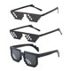 thumbnail image 1 of Gafas de sol ALVOGIMOR Thug Life Pixel Mosaic de 8 bits, paquete de 3, 1 of 3