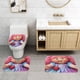 thumbnail image 2 of Juego de Alfombras de Baño Desmarcar Terciopelo Coral 3 Piezas, 2 of 6