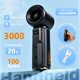 thumbnail image 2 of Ventilador de mano Gemmac 3000 mAh recargable USB, 5 velocidades, 2 of 9