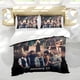 thumbnail image 5 of Fleetwood Mac Conjunto de sábanas temático, trío de piezas, cómodo y amigable con la piel, diseño único, regalo de decoración para el hogar para familiares, amigos y fans,140X210cm, 5 of 6