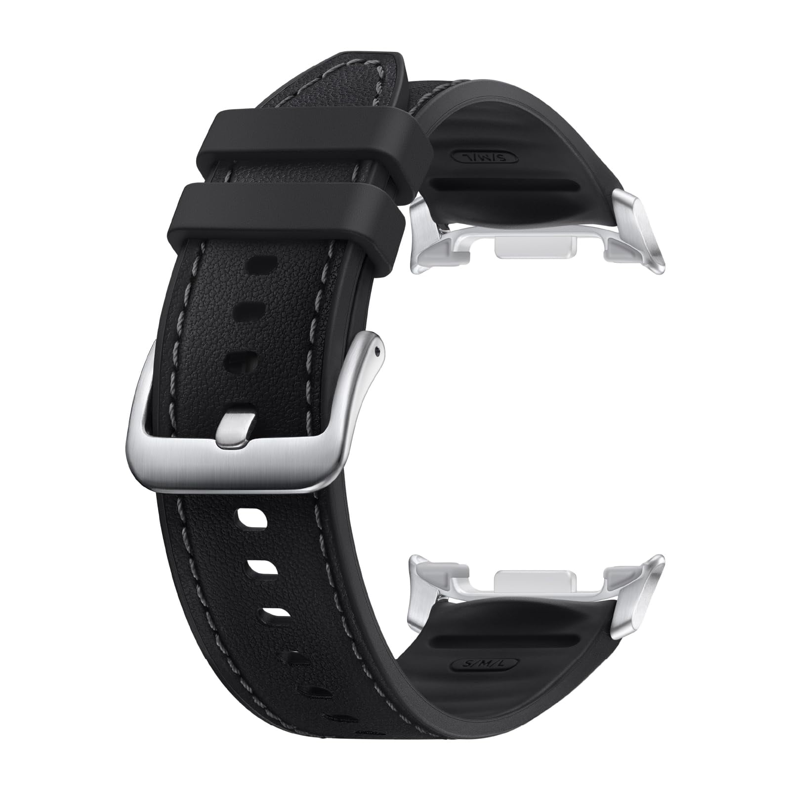 Correa De Reloj Samsung Galaxy Watch 8 Hybrid De Piel Vegana Negra