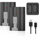 thumbnail image 1 of Batería de repuesto de 6040 mAh x 2 con cargador para Ring Doorbell, 1 of 8