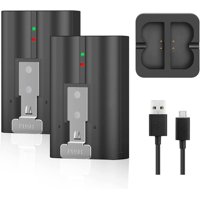 Yuelan - Batería De Repuesto De 6040 Mah X 2 Con Cargador Para Ring Doorbell
