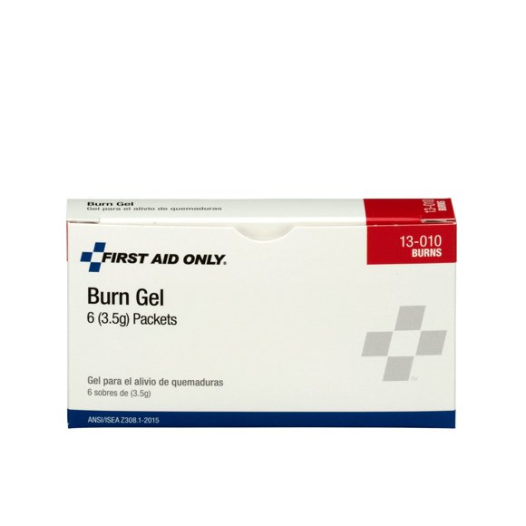 Gel para Quemaduras First Aid Only Pac‑Kit – Pack de 6 (3,5 g cada uno)