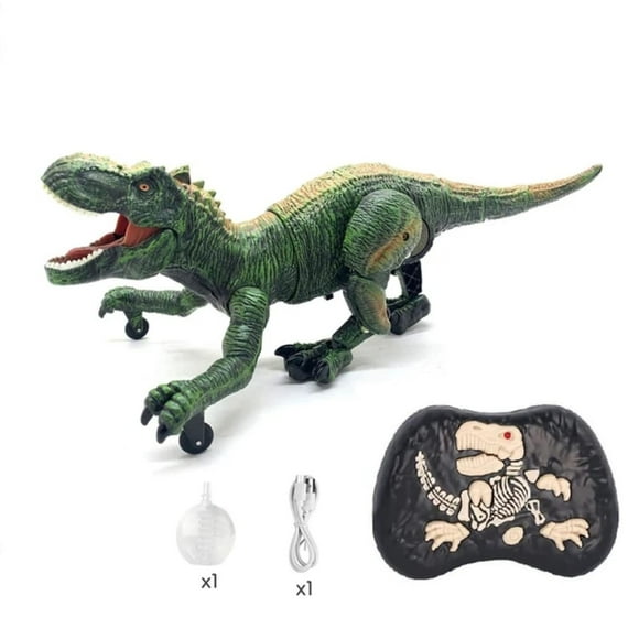 Dinosaurio Control Remoto 2 4 Ghz. Gran T rex Recargable Vapor