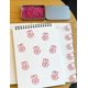 thumbnail image 3 of Daxtril 60 Clips de Papel en Forma de Tulipán Rosa, 3 of 9