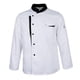 thumbnail image 3 of mangas largas chef chaqueta abrigo hotel camareros cocina tops blancos 3xl., 3 of 3