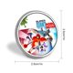 thumbnail image 2 of Super Hermanos Robots Gigantes-Theme Round Button Badge: Premium Metal Construction, Ideal for High-End Events 2.8 cm, 2 of 6