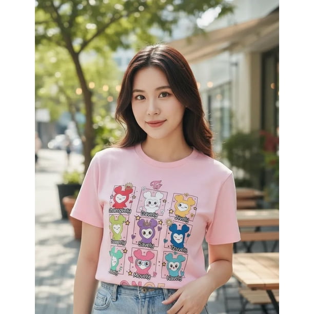 Polera Diseño Kpop Twice Lovelys Cute Musica
