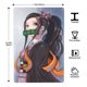 thumbnail image 3 of Kimetsu no Yaiba: Nezuko Cartel de metal, decoración de pared con cartel de metal personalizado, regalos para aficionados, amigos, familia y seres queridos 30x20 cm, 3 of 6