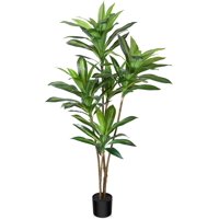 Arbusto Real - Planta Artificial Dracaena Premium 165 Cm. / 90 Hojas