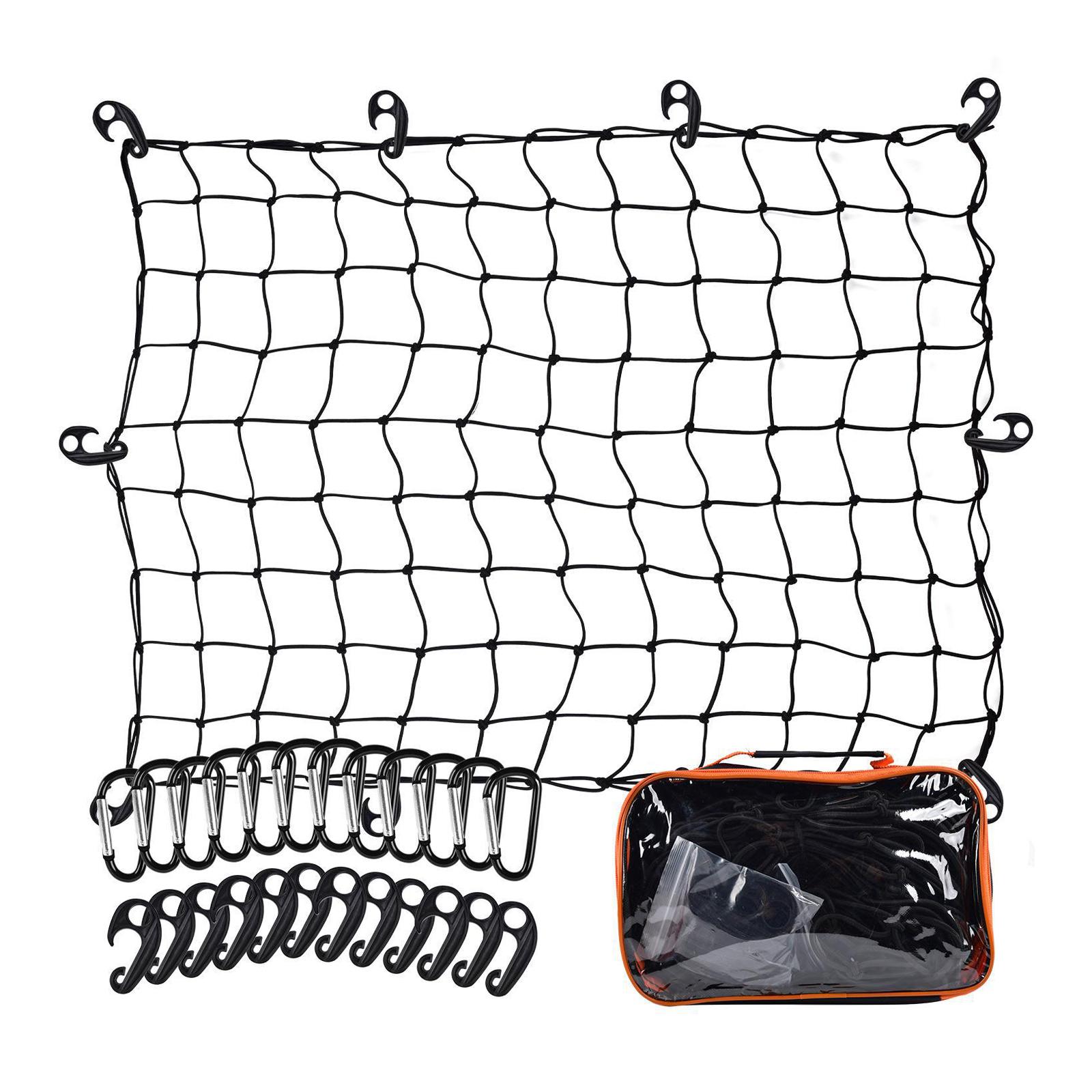 Ioensy - Red De Carga Para Automóviles, Red De Malla Elástica Con Gancho, Red De Carga Para Automóviles Para Camiones, 180Cm X 210Cm