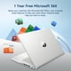 thumbnail image 3 of Laptop HP 14 Quad-Core N150 de 4 GB de RAM 256 GB SSD Win11 con 1 año de oficina, 3 of 8