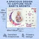thumbnail image 2 of Extra Large Photography Baby Blanket - Capture Your Little Girl's First Year Growth with the Moon Baby Monthly Calendar!, 2 of 2