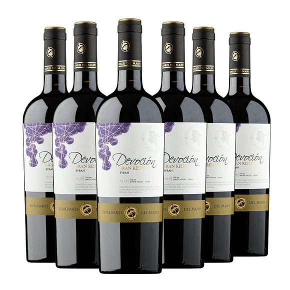 Caja x6 Vinos devoción gran reserva syrah