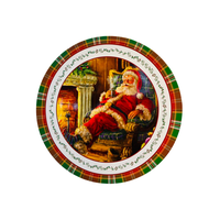 Decostilo - Pack Navideño 3 Platos De Plástico