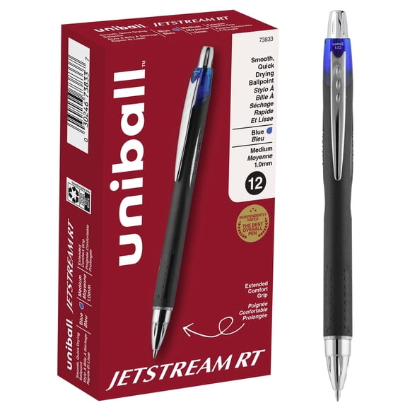 Bolígrafos uni-ball Jetstream RT Bold Blue 1.0 mm 12