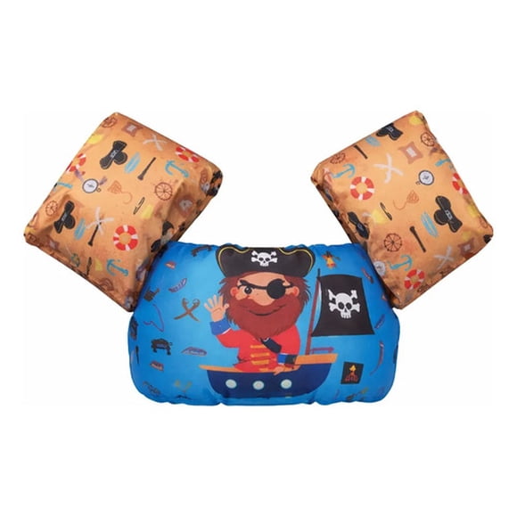 Chaleco Flotador Alitas Pirata 2 A 6 Años Infantil Piscina