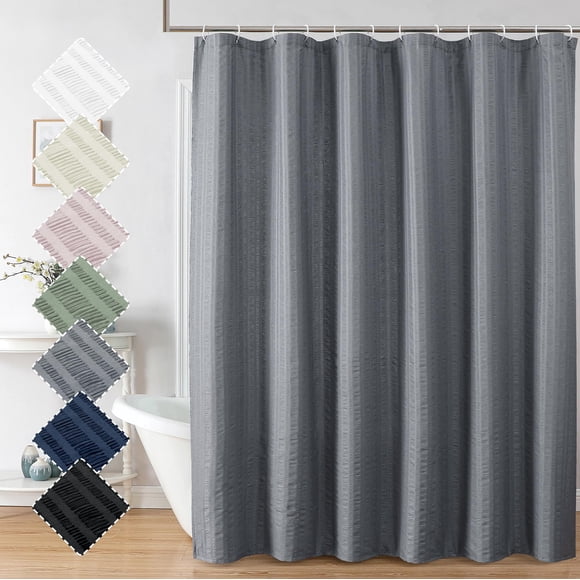 Cortina de Ducha Aiyufeng 183 cm Gris Repelente al Agua