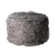 thumbnail image 3 of Reposapiés redondo peludo suave cubierta Little Stool Chair Deep Grey - 33cm, 3 of 5