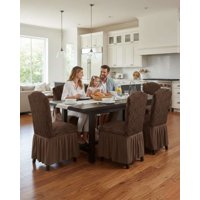 Mylhogar - Juego De 6 Fundas De Silla Tejido 3D