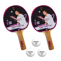 Set Ping Pong Sensei 2 Paletas + 3 Pelotas - 1*