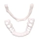 thumbnail image 2 of Tapa Superior Superior De Los Dientes Falsos Temporales De Las Carillas De Los Dientes De La Dentadura Postiza De Silicona Suave, 2 of 5
