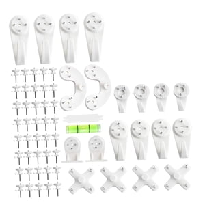 Magideal - 62X Juego Para Colgar Cuadros, Colgador De Pared, Ganchos Sin Dejar Marcas, Ganchos Para Cuadros Para El, Colgador De Pared Rígido Para Relojes De Pun