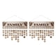 thumbnail image 1 of 2xfamily junta de cumplea?os diy colgante calendario recordatorio de cumplea?os de madera, 1 of 5