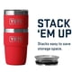 thumbnail image 4 of Taza de café YETI Rambler, 240 ml, aislante, acero inoxidable, color rojo, 4 of 7