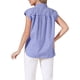 thumbnail image 3 of INSPIRE CHIC Top de Gingham para Mujeres Trabajo Manga Corta Vintage Cuadros Camisa Abotonada S Azul, 3 of 6