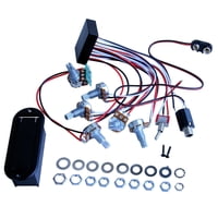 Magideal - Circuito De Preamplificador De Guitarra Eléctrica, Accesorio Amplificador Electrónico De Metal Pasivo Activo, Ecualizador Eq De Graves Para Práctica Y