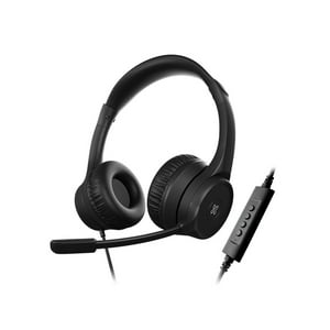 Audífonos Teletrabajo Klip Xtreme Kch-510 Alámbrico Negro Negro
