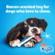 thumbnail image 3 of Juguete de morder para perro Hartz Tuff Bone grande con aroma a tocino, 3 of 9