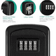 thumbnail image 3 of Caja de seguridad para llaves con clave, negro, 3 of 3