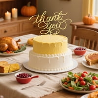 Sodasos - Feliz Día De Acción De Gracias Para Fiesta De Otoño De Cake Topper Sodasso