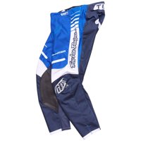 Pantalón Troy Lee Designs Gp Pro Para Adultos, Mezclas Blanco/Azul, Talla 30