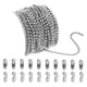 thumbnail image 1 of Cadena De Collar De Bolas De Acero Inoxidable Con Cuentas De Plata De 2,4 Mm, 1 of 5