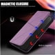 thumbnail image 5 of Funda Cartera Magnética para iPhone 16 Protección Antichoque con Ranuras Morado, 5 of 6