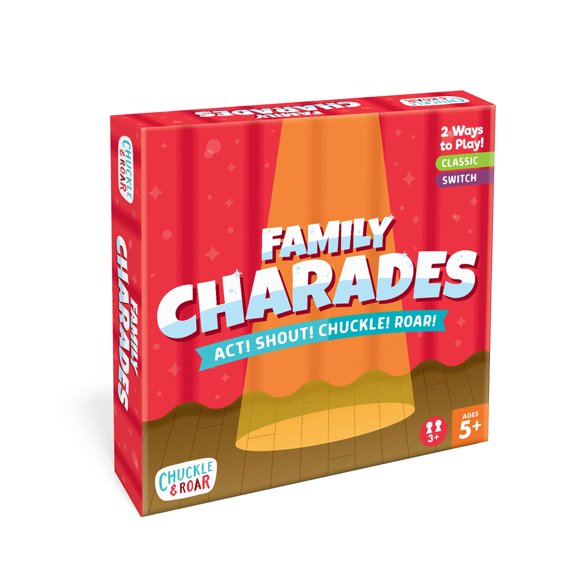 Juego familiar Chuckle & Roar Family Charades 5+ Years