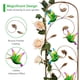 thumbnail image 3 of Trepador para jardín SUNNYPARK, juego de 2, colibrí de metal, 150 cm de alto, 3 of 6
