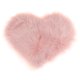thumbnail image 3 of 40x50cm shaggy en forma de corazón área de la alfombra alfombrilla alfombra cojín rosa, 3 of 3