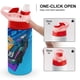 thumbnail image 4 of Hot WheelsBotella de Agua con Tapa Pop Top de Un Toque, Acero Inoxidable, a Prueba de Fugas, para Deportes, Botella Infantil rosa 12 oz, 4 of 6