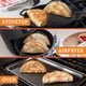 thumbnail image 5 of Molde para conchas de taco Chef Tacos, 2 piezas, acero inoxidable, 15 cm, 5 of 9