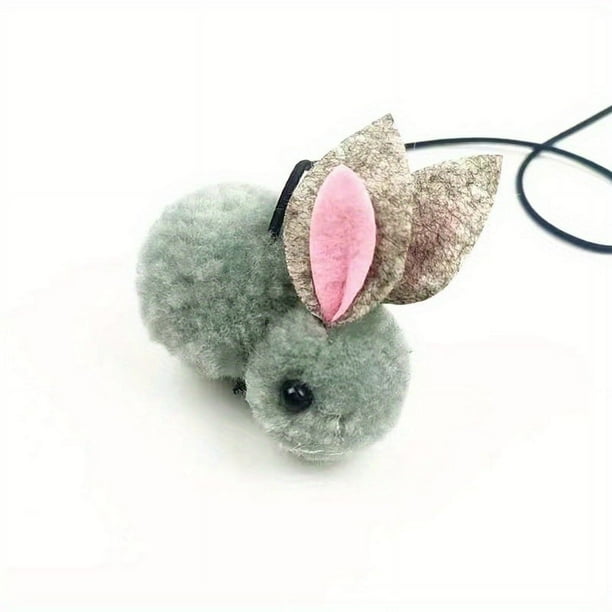 Interactive Cat Teaser Toy: Plush Rabbit Hanging Scratch Rope for Indoor Fun!