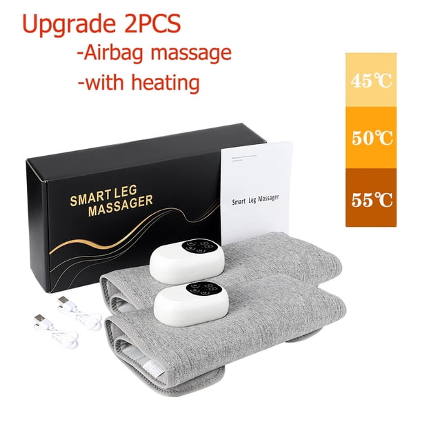 Electric Air Pressure Calf Massager Wireless Airbag Wrap 360° Kneading Leg Muscle Blood Circulation Foot Calf Massage Relax