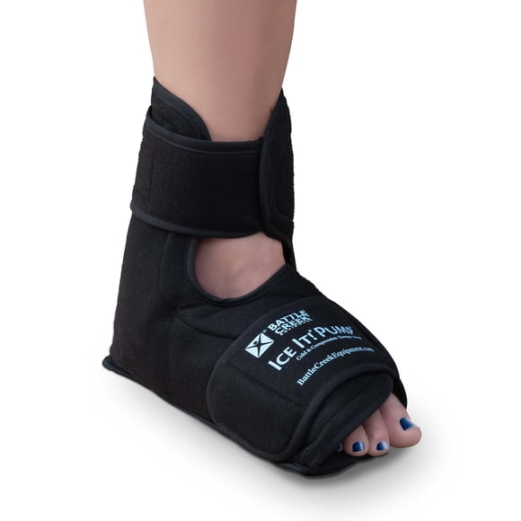 Faja para pie y tobillo Ice It! de terapia de frío y compresión