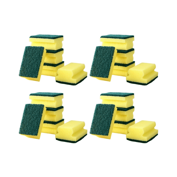 Pack 20 Esponjas Acanaladas | Máxima Eficiencia de Limpieza